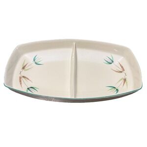 Vintage Franciscan Radiance Divided Serving Dish MCM Atomic Relish Tray USA